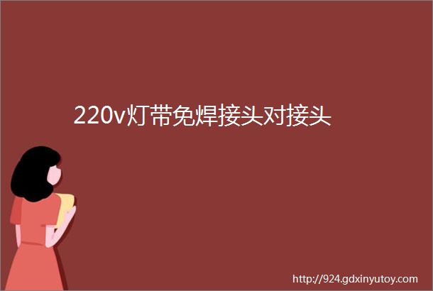 220v灯带免焊接头对接头